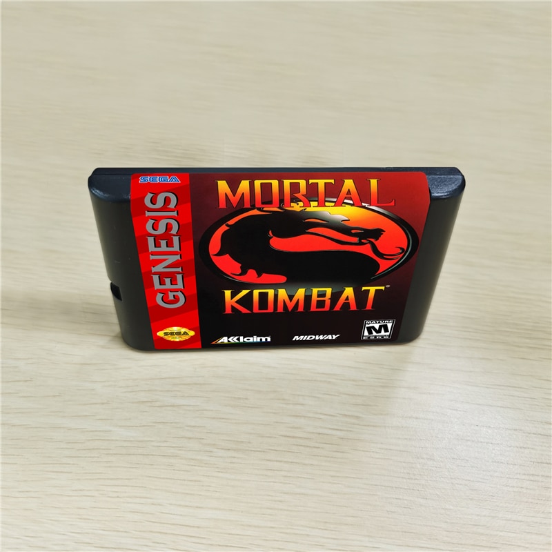 Mortal Kombat-MegaDrive Genesis ܼ  16 Ʈ MD  īƮ